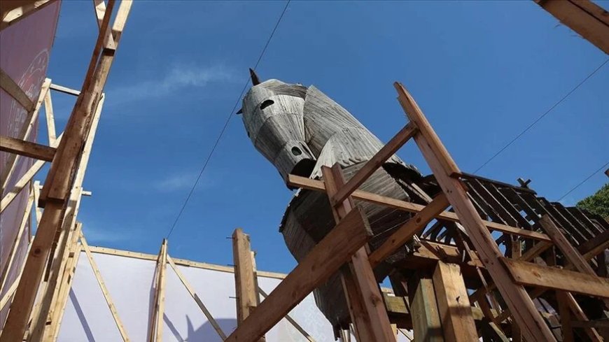 Troya'nın simgesi "tahta at" yenileniyor