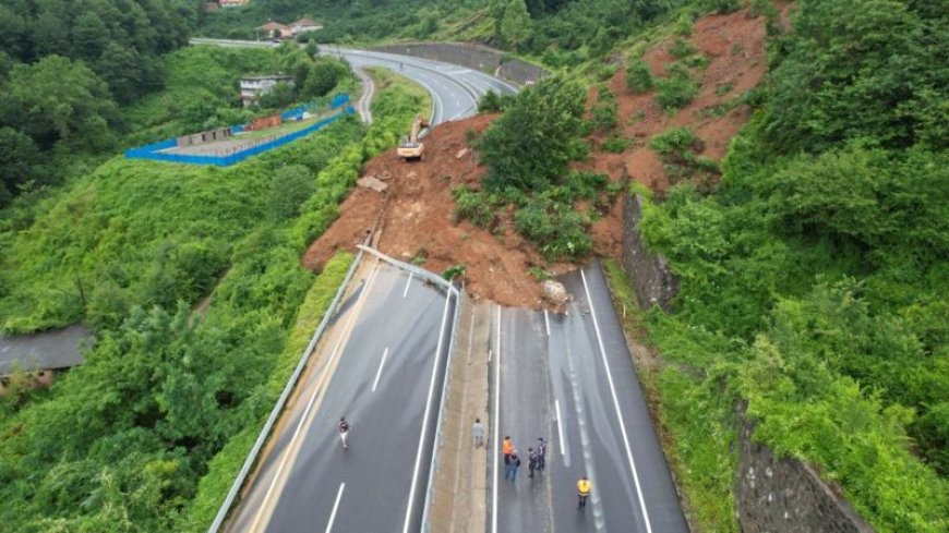 TEM'de Ankara-İstanbul yönü trafiğe kapatıldı