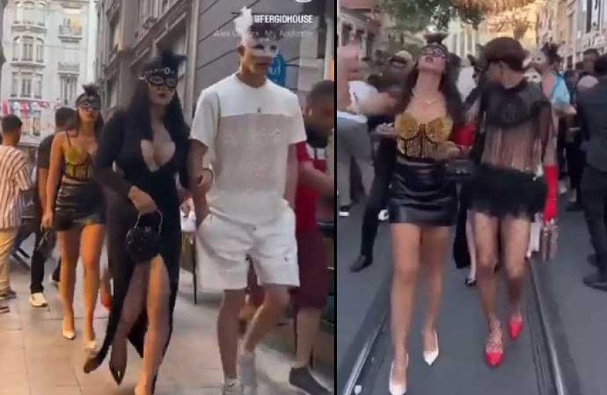 İstiklal Caddesi'den dolar saçıp video çekenlere gözaltı