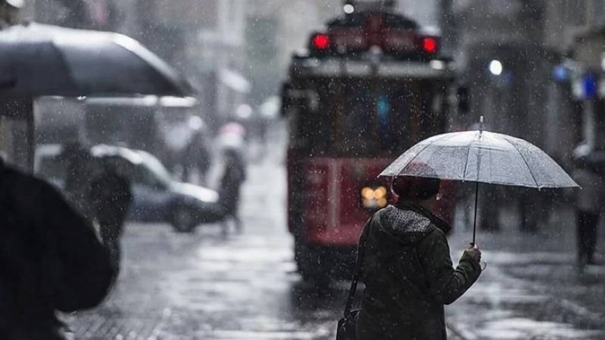 İstanbul için sağanak yağış uyarısı