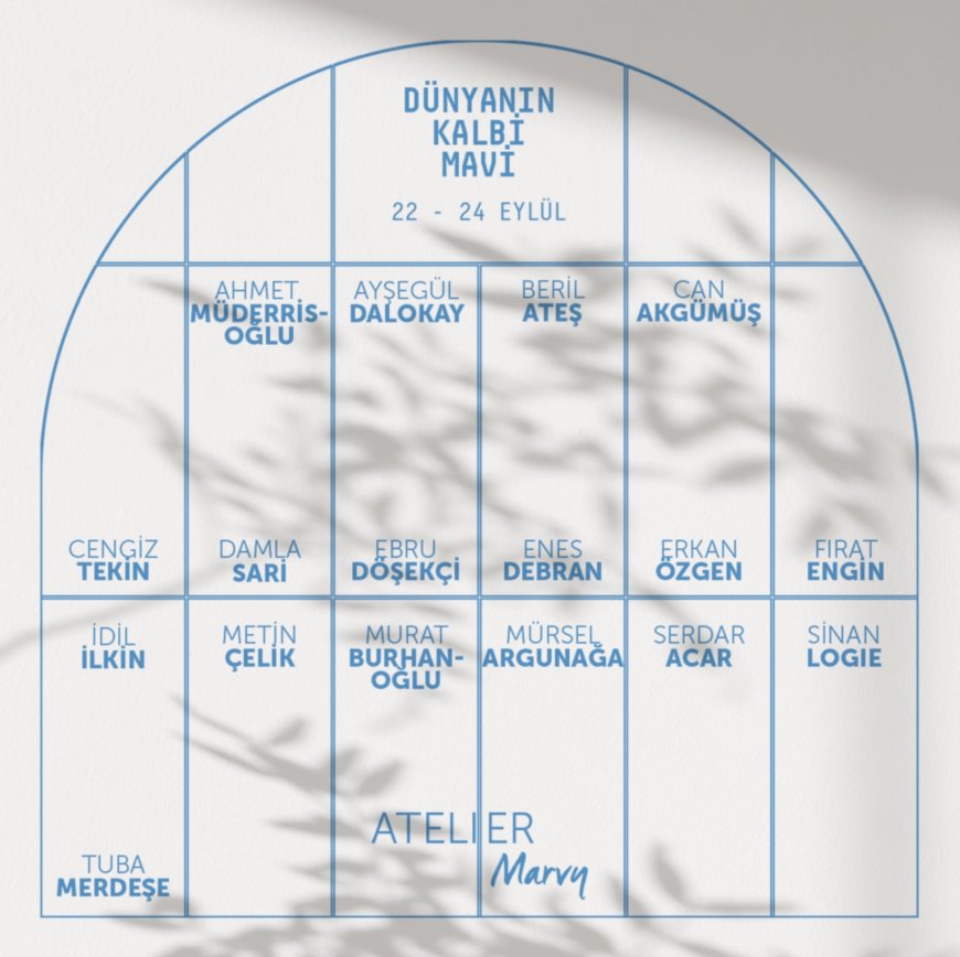 Dünyanın Kalbi Mavi sergisi Club Marvy'de