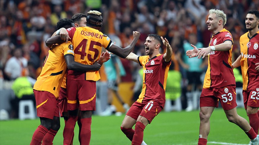 Galatasaray, Avrupa Ligi'ne galibiyetle başladı