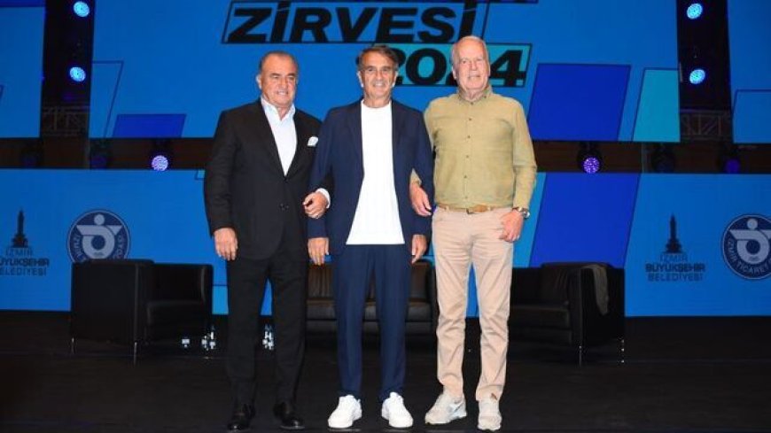 Fatih Terim, Şenol Güneş ve Mustafa Denizli İzmir'de buluştu!