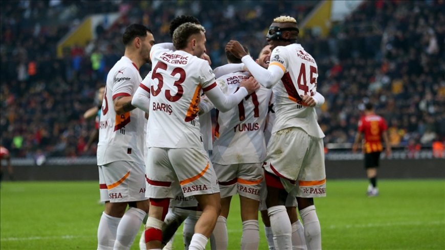 Galatasaray, zirvede puan farkını açtı