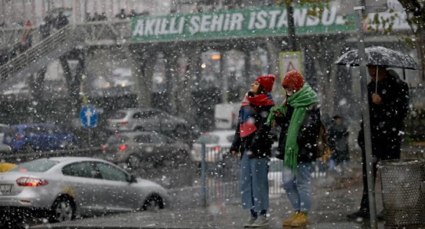 AKOM uyardı: İstanbul'a kar geliyor