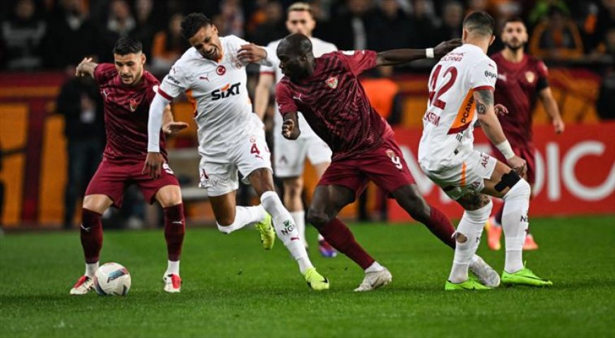 Galatasaray, Hatayspor engeline takıldı