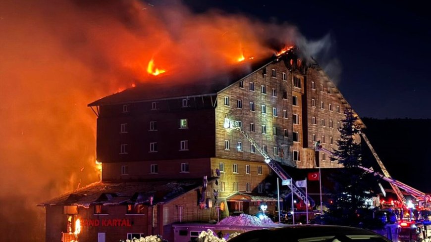 Bolu Kartalkaya'daki otel yangınında can kaybı 76'ya yükseldi